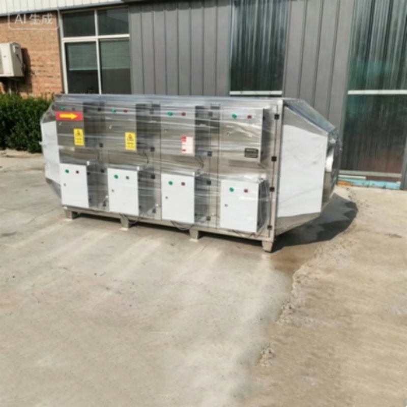 Electrostatic Plasma Industrial Smoke Waste Disposal Unit