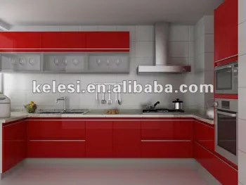 RED Color Artificial Stone Countertop