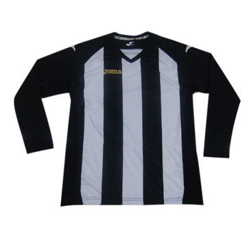 Soccer jersey, interlock 100% polyester 140gsm moisture, sublimation printing for whole shirts