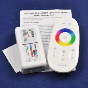 High power DC12V/24V 2.4G Touch Screen RGB+warm white LED Control system