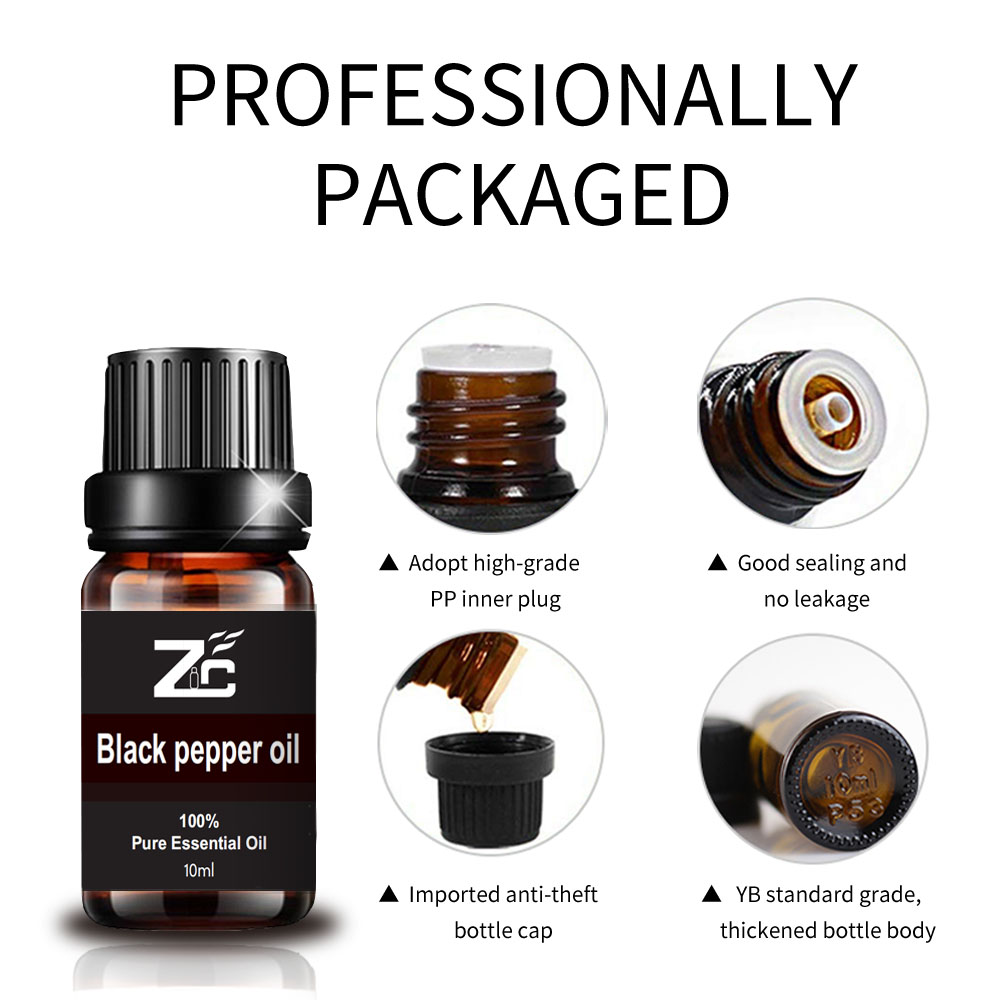 Black Pepper Essential Oil 100% Pure for Skin Care