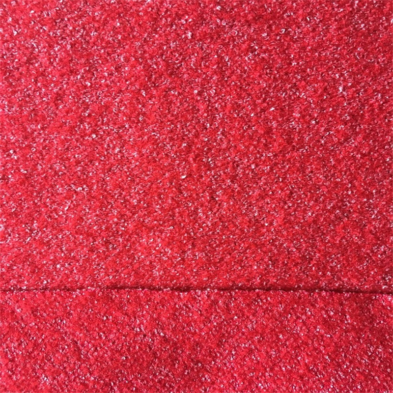 Knitted wool viscose blend fabric for melange colours