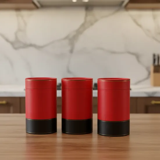 Custom Paper Tube Coffee and Tea Gift Packaging