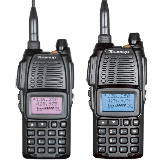 Teamup T9800 Dual Band 256-Channel UHF/VHF PTT Walkie Talkie with VOX Function