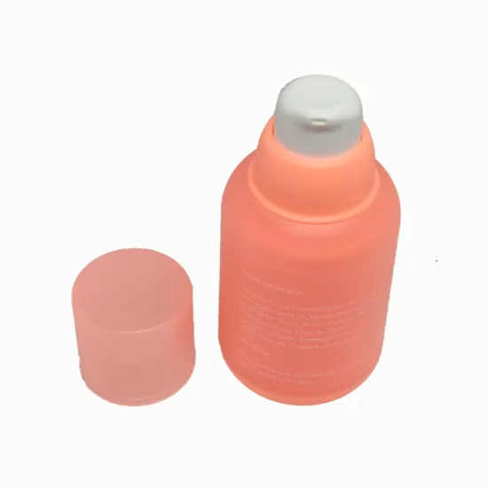 Customizable 50ml Luxury Airless Plastic Lotion Bottle for Cosmetic Face Skin Care with Pump
