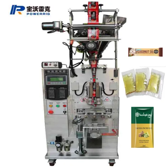 Automatic Liquid Sachet Filling Machine for Sauces, Oils, Creams, and Ketchups