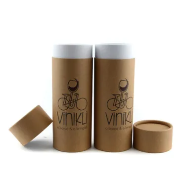Useful Kraft Paper Can Round Tube Gift Box