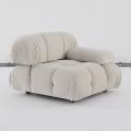 Samt Mario Bellini Camaleonda Schnittsofa-Set