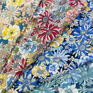 Custom Wholesale Suppliers of Printed Knitted Floral Cotton Fabrics and Pure Cotton Materials
