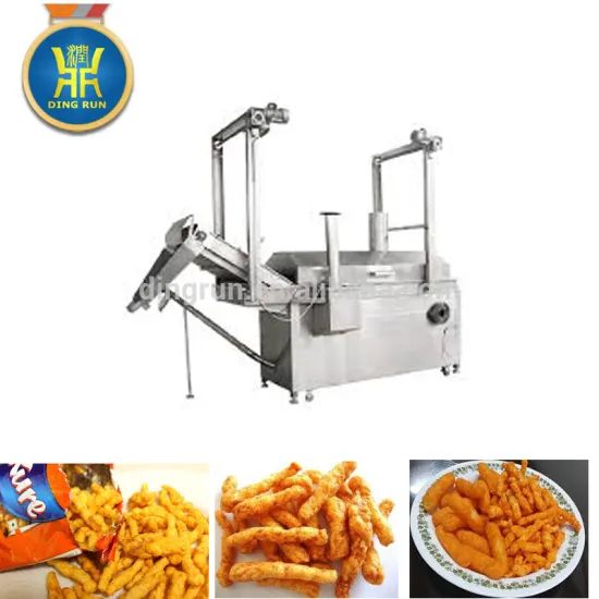 fried food kurkure / cheetos / corn cruls / nik naks making machine