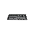 Customized cosmetic disposable black blister plastic tray