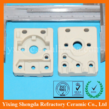 1 to 8 Holes Ivory Yellow Steatite Ceramic Base& Thermostat Ceramic Strip Heat-resisting& Electrothermal Ceramics