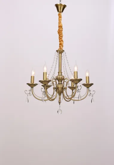 American Style Restaurant Elegant Iron Chandelier