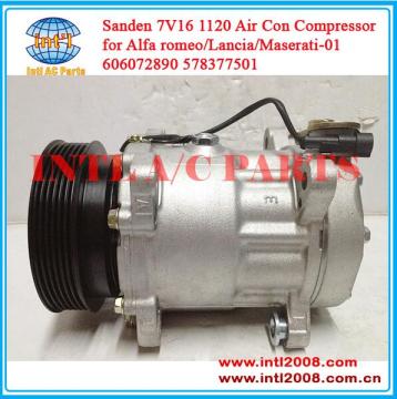 Sanden 7V16 1120 Air Con Compressor SD7V16 for Alfa romeo/Lancia/Maserati-01 606072890