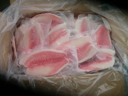 Frozen Gutted Scaled Ivp Tilapia Fish Fillet