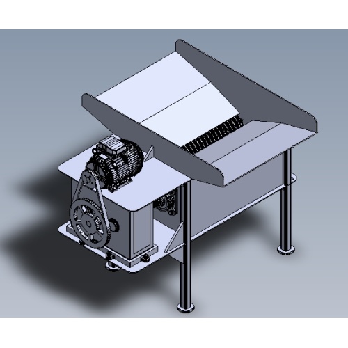 Equipamento de esmagamento e reciclagem de vidro