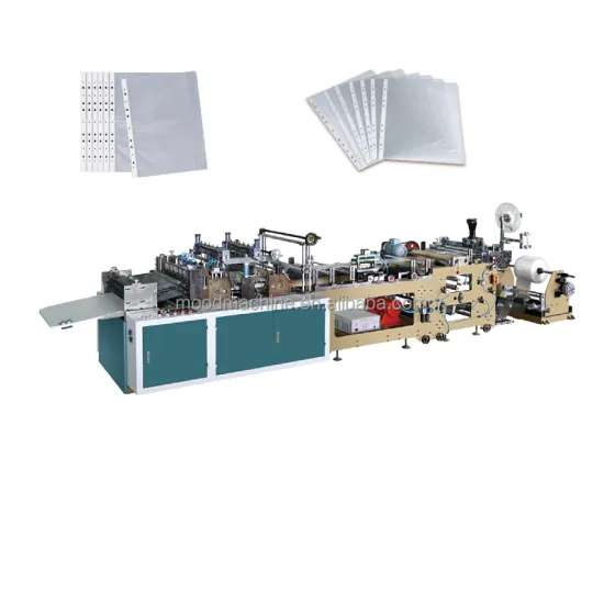 ZDJ-500D 11 Hole Punching Machine: Producing A4 Paper Sheet Protectors