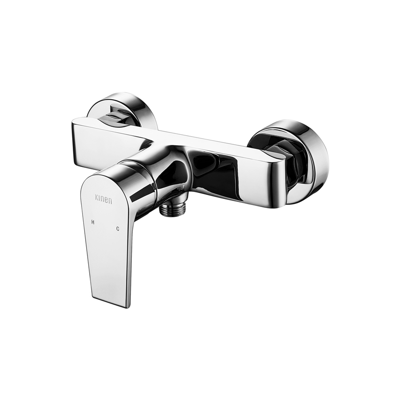 Bathroom brass material single lever concealed shower mixer