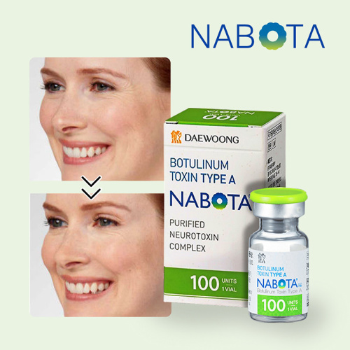 Nabota 100Unit Nabota 100U 200U for wrinkles removal Botox Botulinum Toxin type A Factory