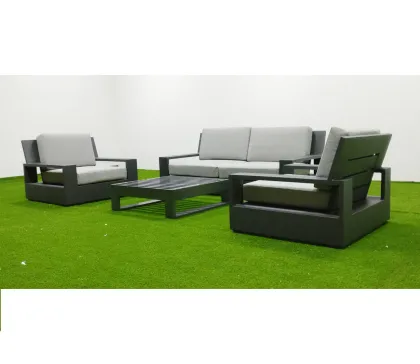 Luxury All-Weather Aluminum Garden Patio Sofa Furniture
