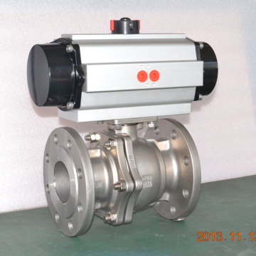 China made stainless steel ss316 flange connection pneumatic ball valve                        
                                                                                Supplier's Choice