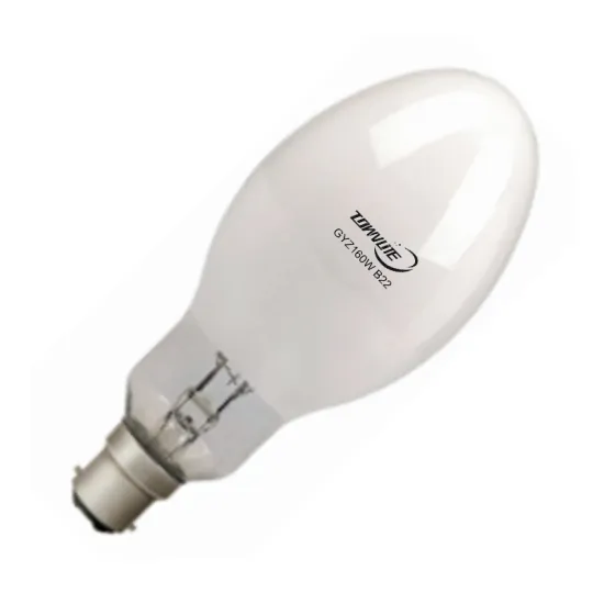High Luminous Efficiency GYZ160w Mercury Vapor Lamp with B22 Base