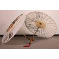 Parasol papierowy Qiong z bambusową ramą i olejem