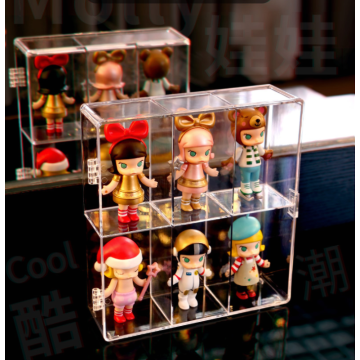 Customized acrylic toy product storage display box