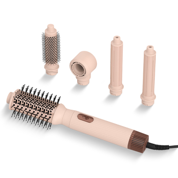 5-in-1 Hot Air Brush Set for Fast Drying, Curling, Straightening & Combing