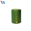 Vertical Gold Silver PVC Perforated Shrink Capsules