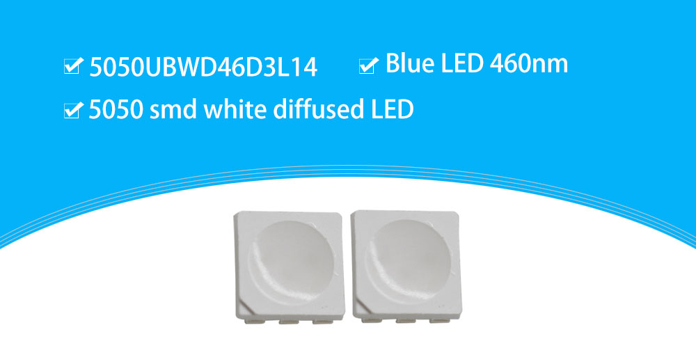 5050 460nm Blue Smd Led