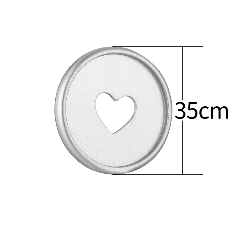 35MM Notepad Binding Buckle Heart Mushroom Hole Binder Ring DIY Planner Notebook Disc Clip Binding Ring Office School Supplies