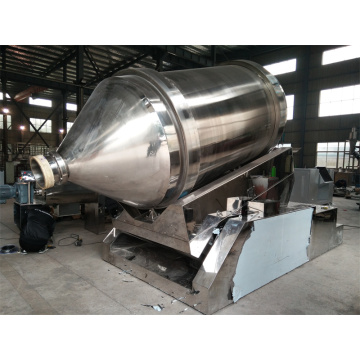 2D rotary drum batch mixer for dry powder