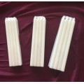 tight shrink paraffin wax white candle bougies