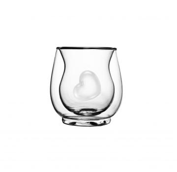 Jiateng creative design double layer glass