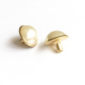Milky Pearl Rivets 12mm Gold Brushed Finish