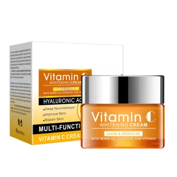 OEM Organic Vegan Anti-Wrinkle Moisturizing Lotion with Vitamin C for Facial Care