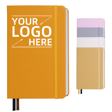 Custom Printed A4, A5, A6 Εξατομικευμένο λογότυπο PU δερμάτινο Hardcover Notebooks