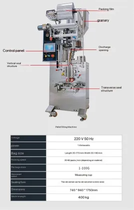 Automatic Desiccant Packaging Machine for Sesame Pills