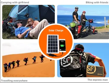 3w,4w,5w High efficiency solar panel charger for all USB devices