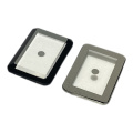 Square Glass With Plating Black Edge For Watch