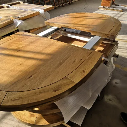 Oak Expandable Dining Table
