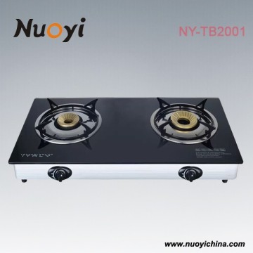 New model 2 burner table top gas stove design