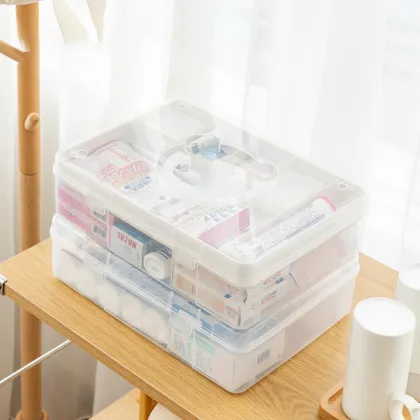 Children's Small Medicine Box: Home Medicine Kit for Medicine Classification