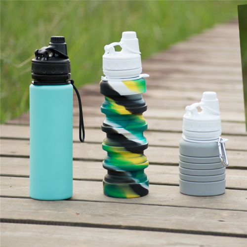 Outdoor Sports Bottle Collapsible Silicone Water Bottle