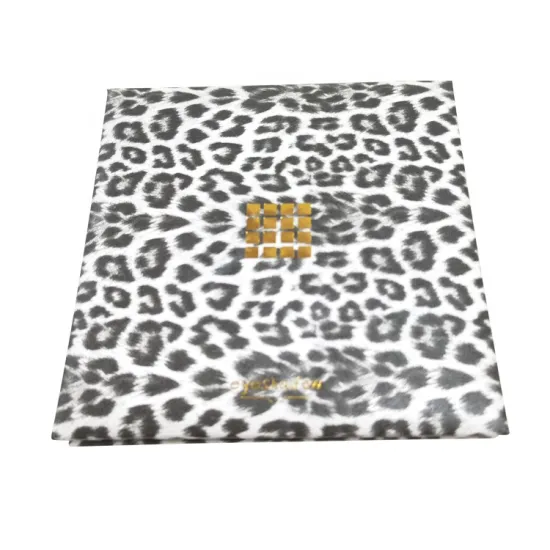 Black makeup paper packaging for eye shadow palette