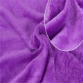 100% polyester plain dyed microfiber car towel