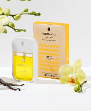 Moisturizing and antimicrobial disinfectant spray 38ml Yellow vanilla.