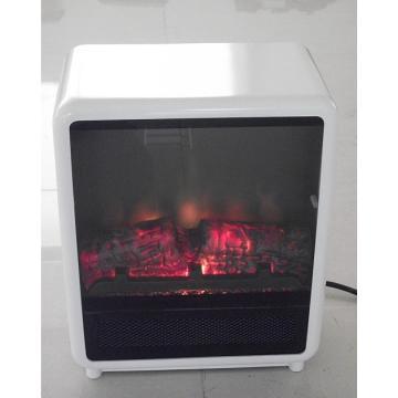 CSA  Approved 13\" Electric Fireplace Mini Cube White Electric Stoves