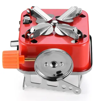 Foldable Portable BBQ Hiking Gas Stove for Outdoor